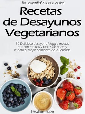cover image of Recetas de Desayunos Vegetarianos